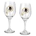 Washington Redskins NFL 2pc Wine Glass Set