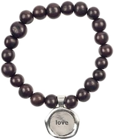 Whitney Howard "True Love" Wax Seal Seeds of Life Stretch Bracelet