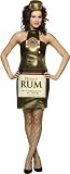 Women's Sexy Rum Bottle Halloween Costume