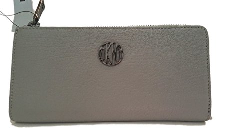DKNY soft leather Blue goat leather zip around wallet coin bag