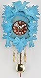 Kuckulino Black Forest Clock with cuckoo blue, incl. batterie