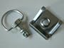 6pc - Silver Dzus Fasteners with Clip on Retainers