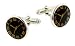 Search : Silver plated clock or watch face image cufflinks with presentation box. Made in the USA