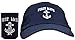 Funny Sailing First Mate Hat Embroidered Cap and Funny Beer Can Coolie Gift Set Bundle