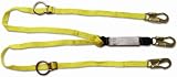 Guardian Fall Protection 01291 6-Foot Double Leg Tie-Back Lanyard with Adjustable D-Ring