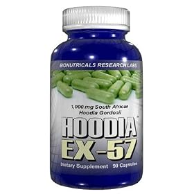 Hoodia - EX57 - 90 Capsules 1,000 mg 100% PURE and CERTIFIED South African Hoodia Gordonii Appetite Suppressant Weight Loss Diet Pills