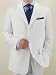 Apparel : ~Summer Special~New Italian Men Suit Suits 3 Button Made of 100% Irish Linen*Snow White