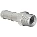 Dixon KHN Series King Plated Steel Hose Fitting for Two Clamps, Hex Adapter, NPT Male x Hose ID Push On