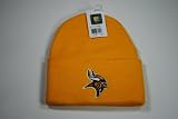 Minnesota Vikings Cuffed Yellow Beanie Cap Winter Hat