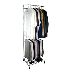 <b>Rolling Garment Rack</b>