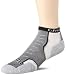 Thorlo Unisex Experia CoolMax Mini Crew Sock, White/Black, Large