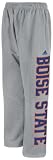 Boise State Broncos adidas Grey Fleece Sweatpants