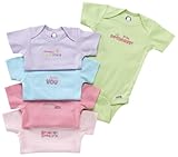 Gerber Fashion Onesies, 5 Pack, Girls, 24 Months
