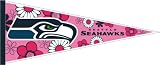 Seattle Seahawks Retro Style Pink Pennant