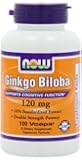 NOW Foods Ginkgo Biloba 120mg, 100 Vcaps