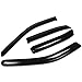 Toyota Avalon XX20 4DR 4pcs Window Vent Visor Deflector Rain Guard (Dark Smoke)