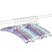 Whitmor Covered Hangers Set of 10 - Pastels