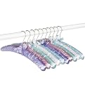 Whitmor Covered Hangers Set of 10 - Pastels