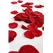 300 Deep Red Silk Rose Petals - Great For Valentines