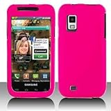 Hot Pink Rubberized Snap on Hard Skin Shell Protector Faceplate Cover Case  ....