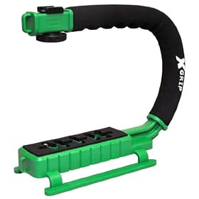 Opteka X-GRIP Professional Camera Camcorder Action Stabilizing Handle with Accessory Shoe... by Opteka