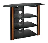 Bell'O AVSC2122 Flat Panel Audio Video System with Real Wood Trim (Black)