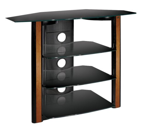 Bell'O AVSC2122 Flat Panel Audio Video System with Real Wood Trim (Black)