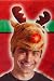 Light Up Festive Plush Adult Rudolph the Red-Nosed Reindeer Christmas Hat