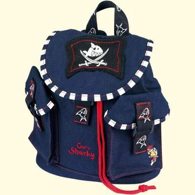 Childrens Toyshop  Spielwaren : Coppenrath 30093 - Die Spiegelburg - Kleiner Rucksack Capt´n Sharky