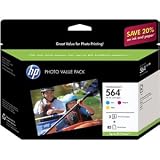 HP 564 Ink Cartridge in Retail Packaging, Photo Value Pack (CG925AN#140)