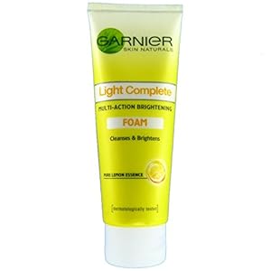facial foam garnier lemon