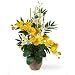 Nearly Natural Double Phal/Dendrobium Silk Flower Arrangement