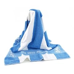 TSV 1860 M�NCHEN HANDTUCH 50 x 100 CM FROTTIERHANDTUCH F�R FREIZEIT SPORT URLAUB REISE FUSSBALL FANARTIKEL