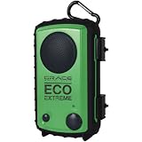 Grace Digital GDI-AQSCE103 Eco Extreme Waterproof Floating Case with Built-In Speaker for iPod, iPhone, Droid, and MP3 Players (Green)