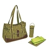 Kalencom Heavenly Dots Weekender Diaper Bag - Green