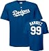 Manny Ramirez Majestic Name and Number Blue Los Angeles Dodgers T-Shirt