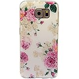 Vovotrade(TM)Floral Pattern Soft TPU Silicone Case Cover for Samsung Galaxy S6 G9200