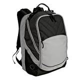 Port Authority Xcape Computer Backpack, Black/Grey