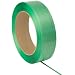 PAC Strapping 5835146G40W Polyester Waxed Strapping for Most Friction Weld Tools, 4000' Length, 5/8" Width, 0.035" Thick, Green