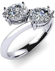 GLAMIRA Diamonds Ring Hera 375 White Gold Brilliant