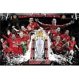 Manchester United Premier League Champs Poster