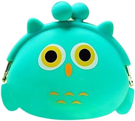 Mdchatbeauty Kawaii Xmas Birthday Gift Cartoon Animal Silicone Jelly Coin Purse Mini Wallet