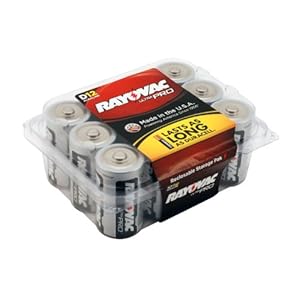 Rayovac ALD-12 UltraPRO Alkaline D Batteries, 12-Pack