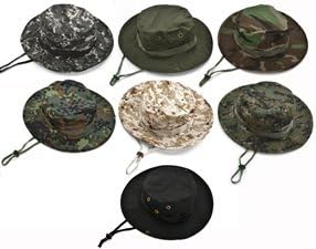 Uzzo Tactical Head Wear/Boonie Hat Cap For Wargame,Sports,Fishing &Outdoor Activties