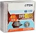 Electronics : TDK DVD+R85AS5 8.5 GB 2.4X DOUBLE LAYER DVD+R, 5 PK SLIM JEWEL