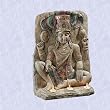 Hindu Vishnu Statue Meditation Altarpiece sculpture new