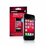 PhoneDevil / MediaDevil Magicscreen screen protector: Matte Clear (Anti-Glare) edition – For Apple iPhone 4 / 4G (AT&T/Verizon/Sprint) and 4S / 4GS (2 x FRONT screen protectors)