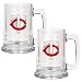 Minnesota Twins MLB 2pc 15oz Glass Tankard Set- Primary Logo by Great American Products