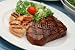 Wallmonkeys Peel and Stick Wall Decals - Juicy Bbq Sirloin Steak with Grilled Shrimps - Surf and Turf - Removable Graphic