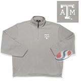 Texas A&M Aggies NCAA Glacier Fleece Pullover Sweatshirt (Grey Heather)